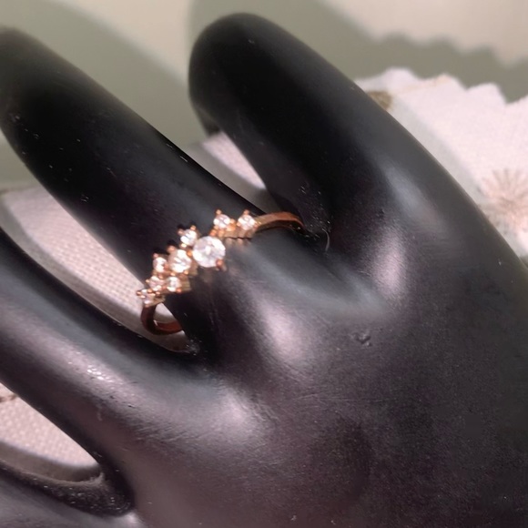 (2for$30)Zircon Rose Gold Ring Size 9 - Picture 7 of 8